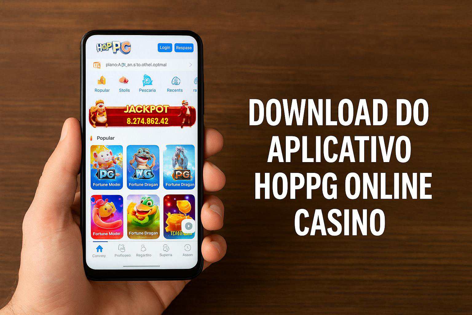 Baixar o HOPPG Cassino App