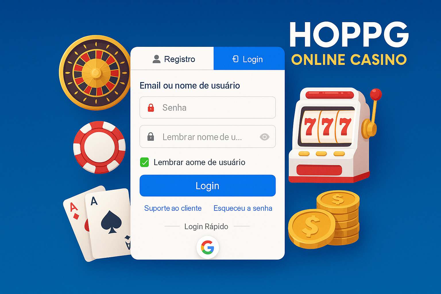 Não Perca tempo, o rRgistro na site HOPPG